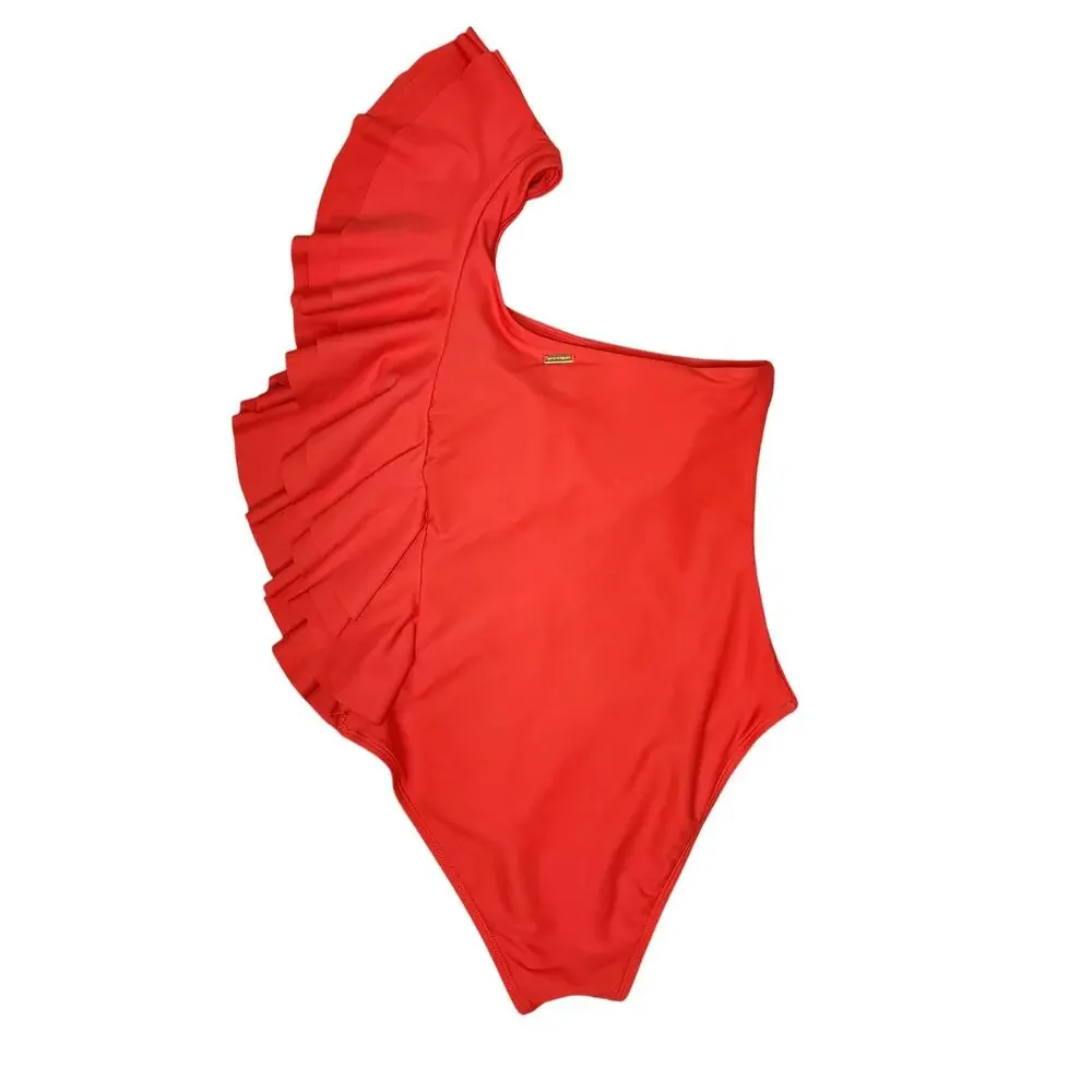 ANTONIO MELANI red ruffled
